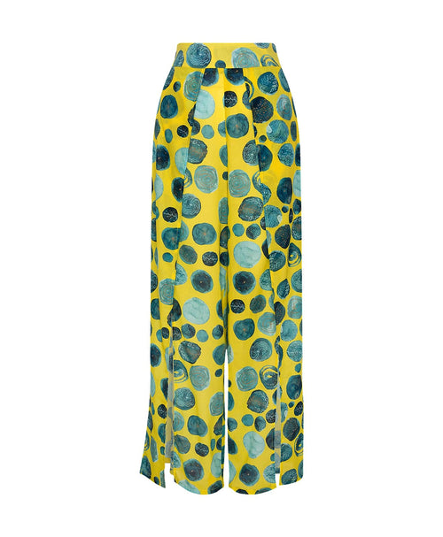 Amarillo Cera Pantolon