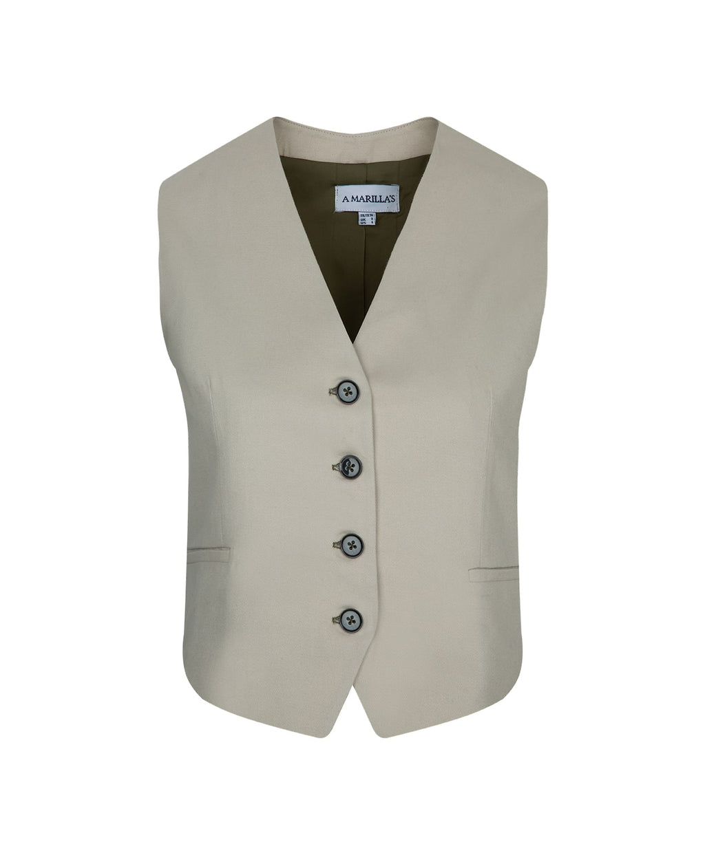 Beige Sand Yelek