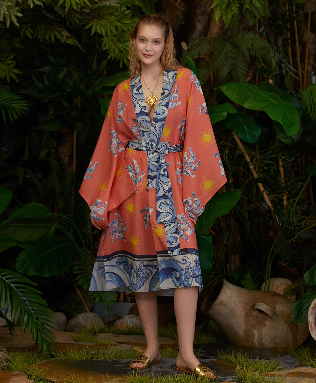 Lisbon Pinwheels Kimono