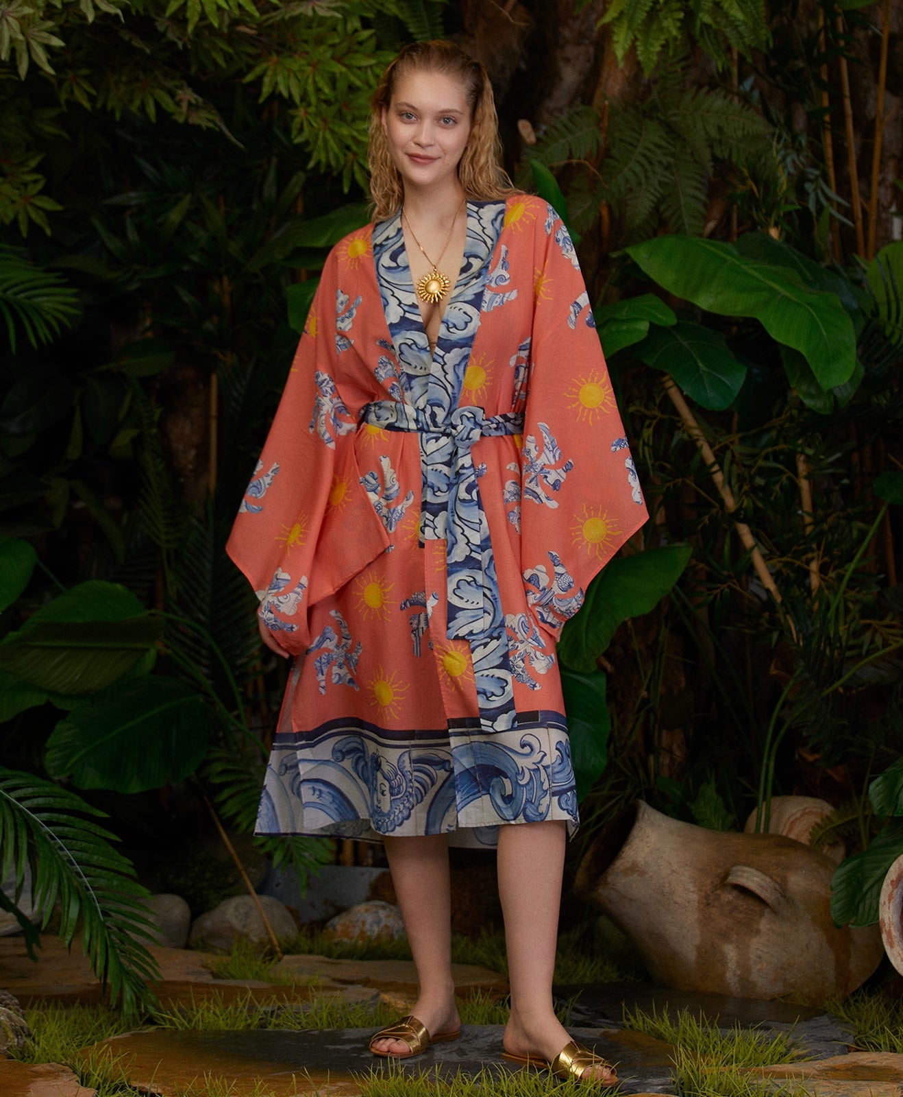 Lisbon Pinwheels Kimono