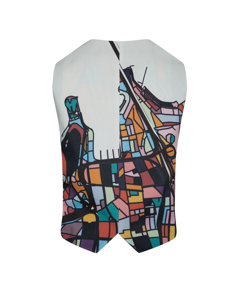 Navy Blue- Sdyney Map Yelek