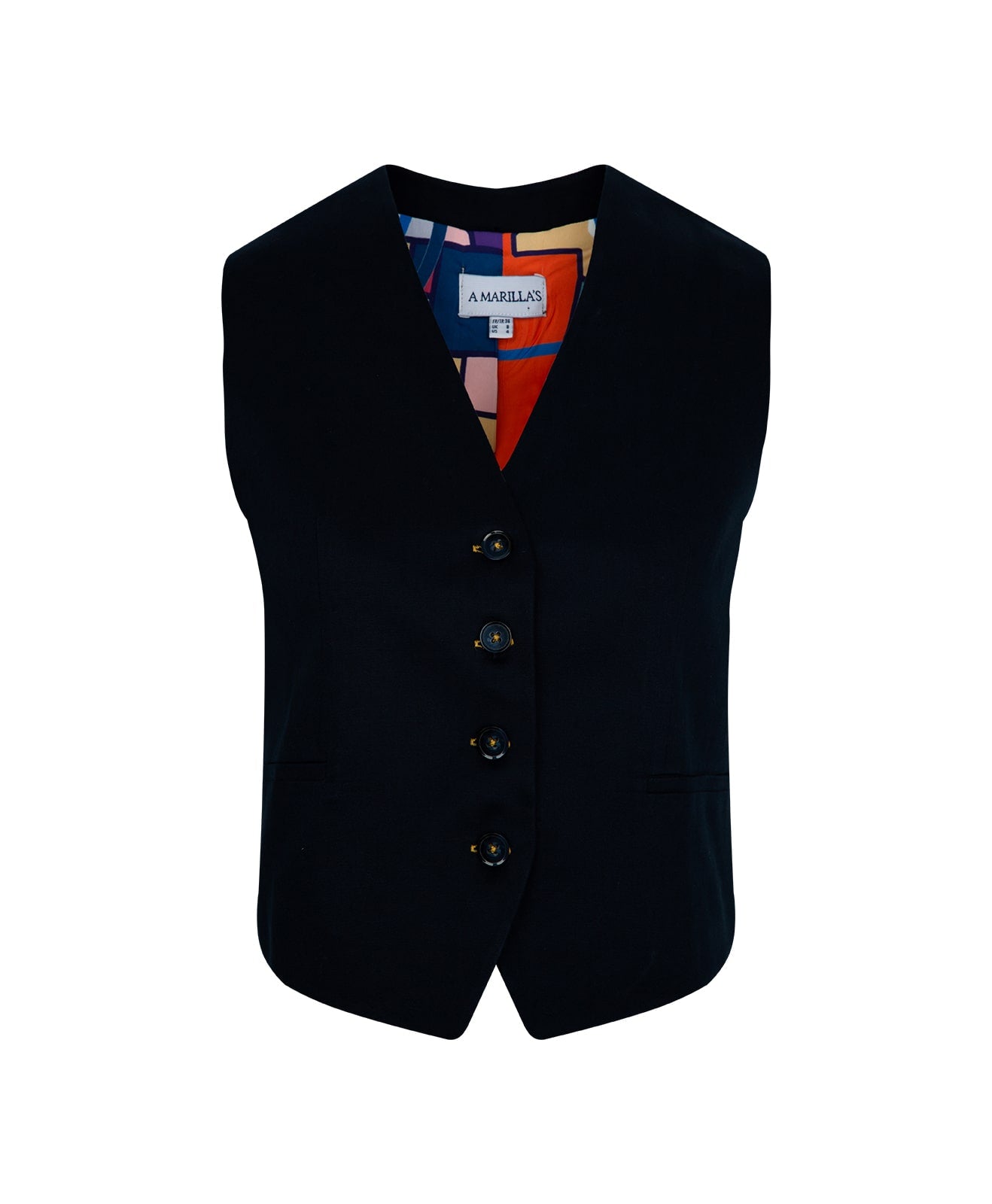 Navy Blue- Sdyney Map Yelek