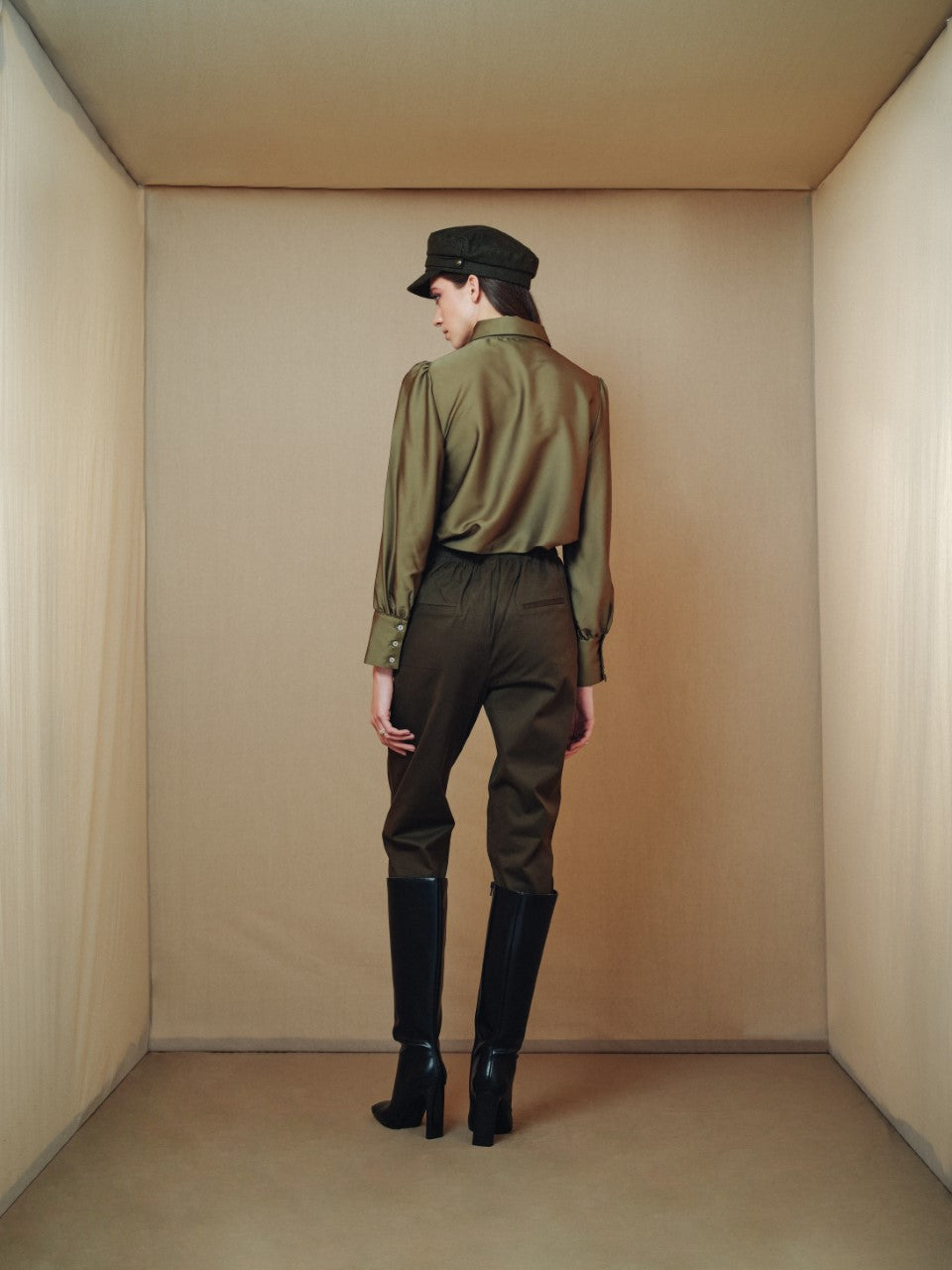 Olive Green Pantolon