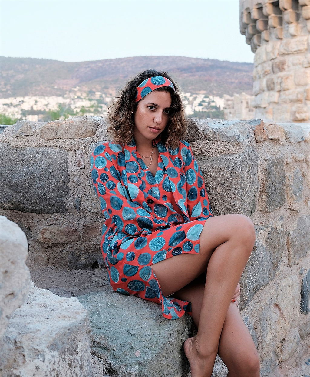 Rojo Cera Kısa Kaftan