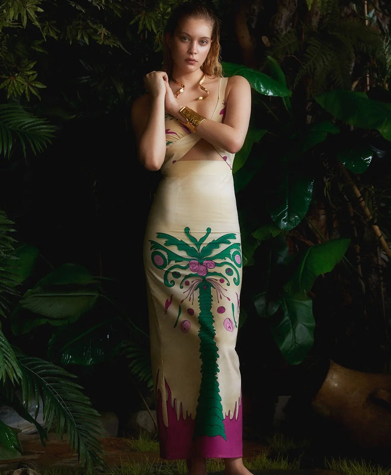 Rubby Palm Elbise