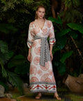 Santa Maria Shell Kaftan Elbise