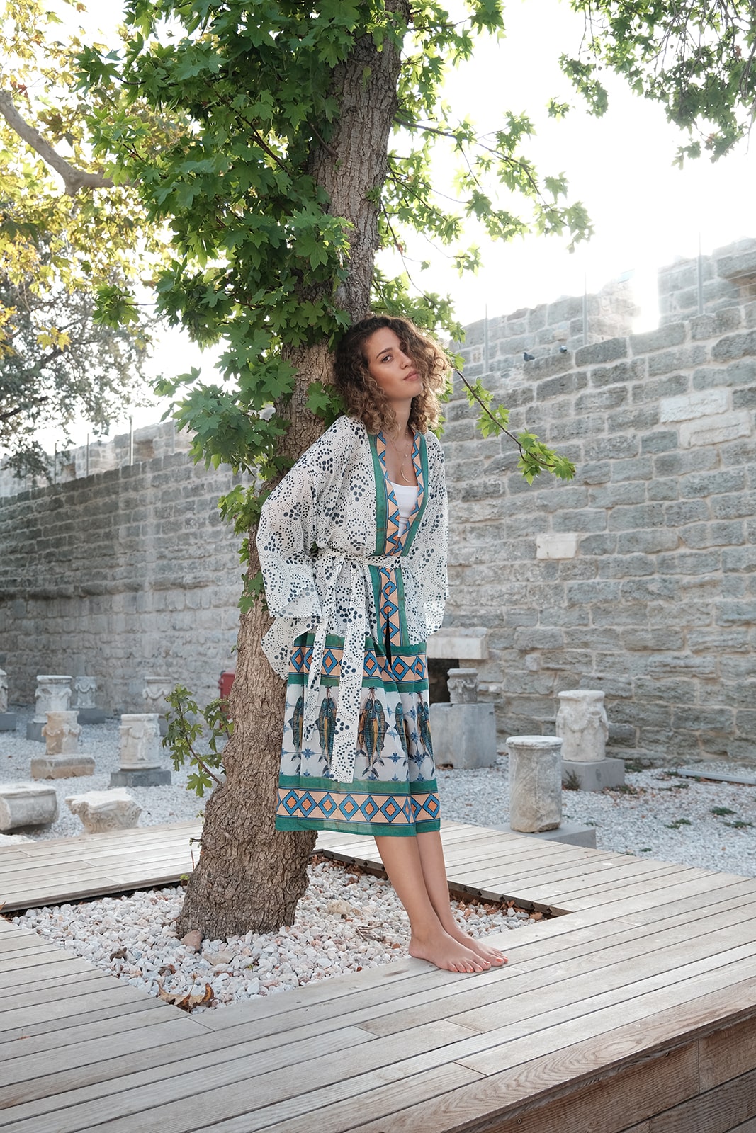 Sicilian Fish Uzun Kimono