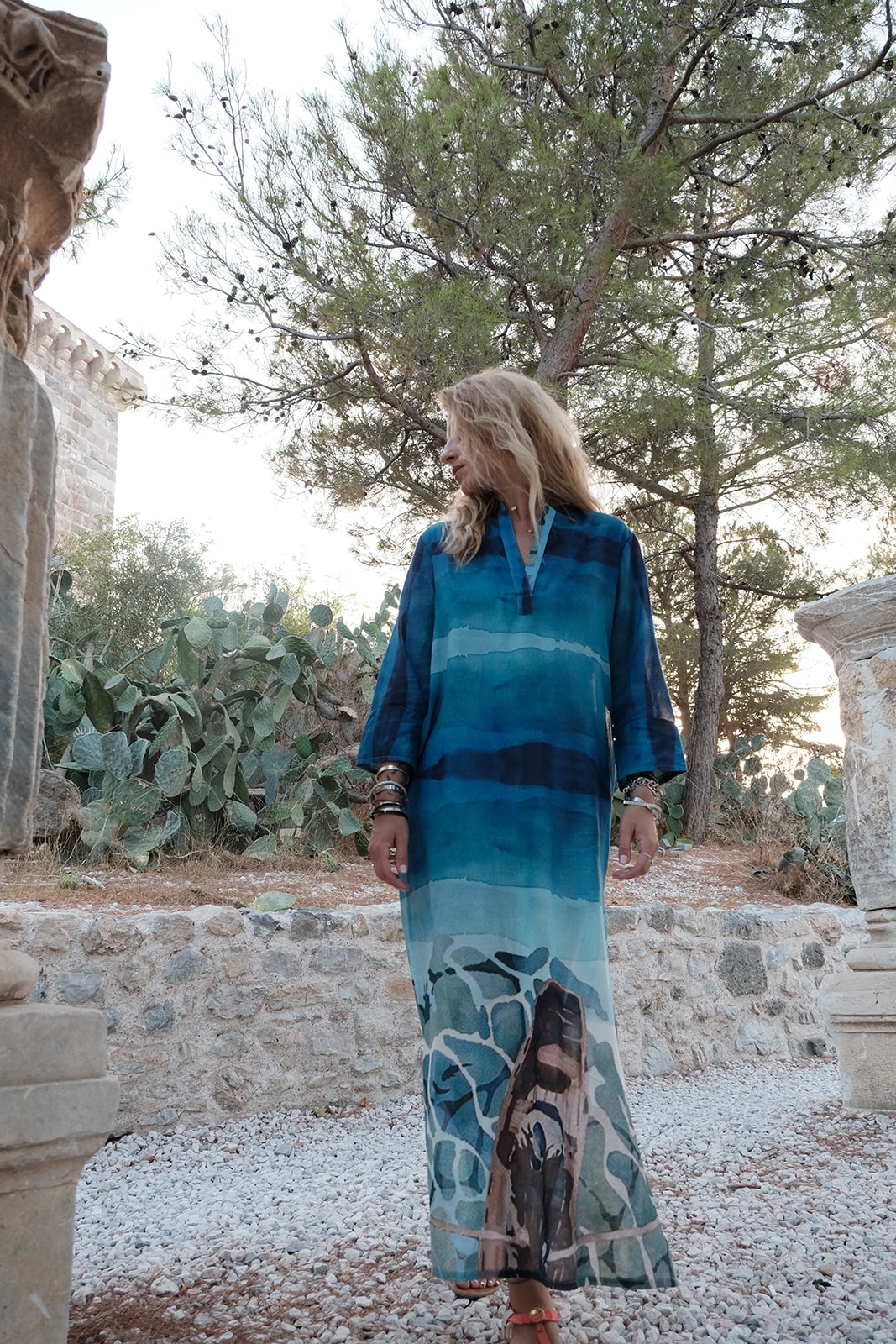 Zanzi Wood Boat Uzun Kaftan