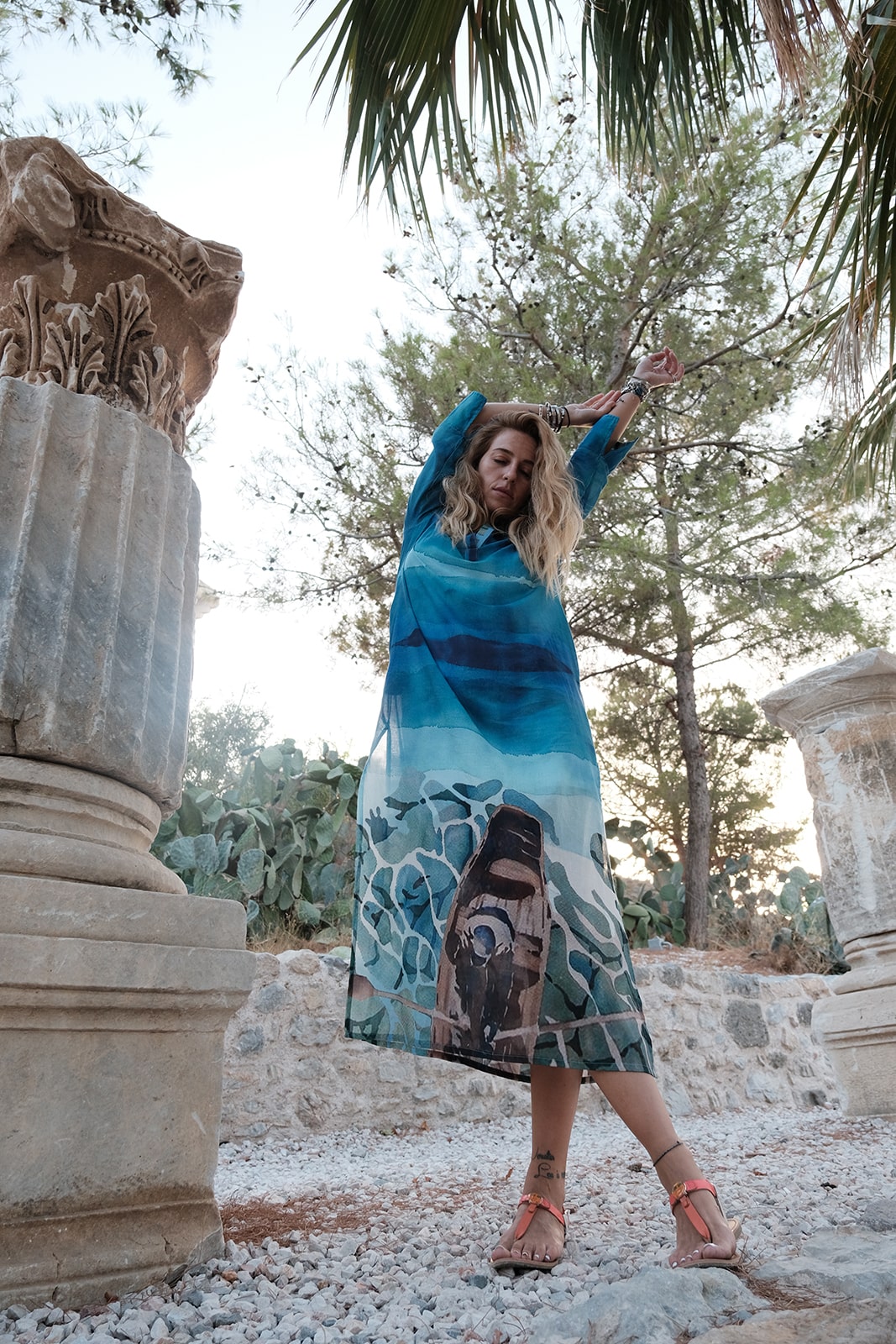 Zanzi Wood Boat Uzun Kaftan